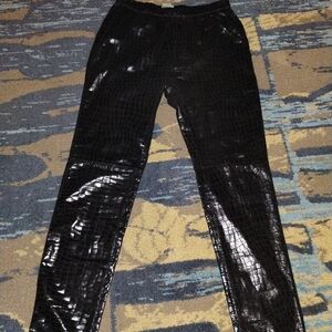 Neiman Marcus Black Leather Pants